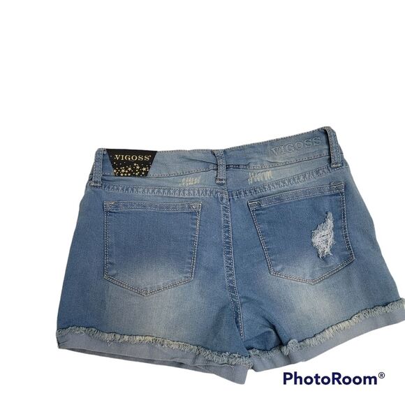 VIGOSS Chelsea Stretch Denim Shorts SIZE 14 - Picture 4 of 11